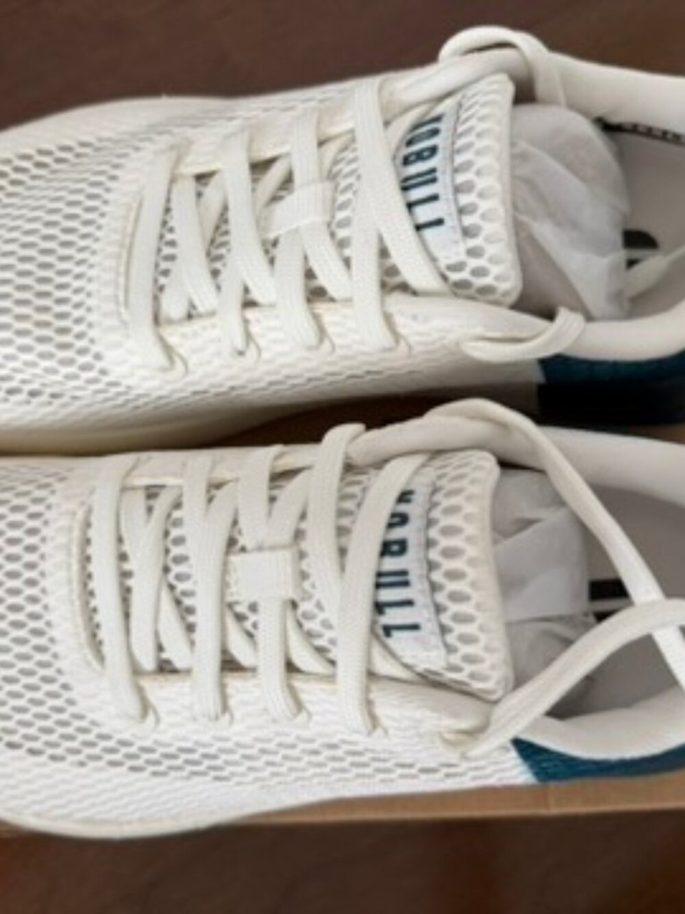 NOBULL Drive Mesh Running Shoe White/Teal - Picture 3 of 7